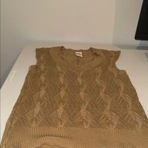 Faded Glory Women's Sweater Vest - Tan